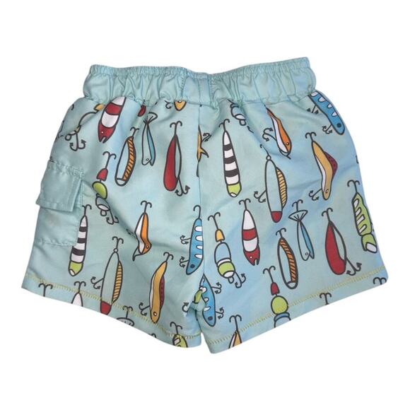 Mud Pie Fishing Lure Swim Trunks  - Size 12-18 months - Picture 2 of 3